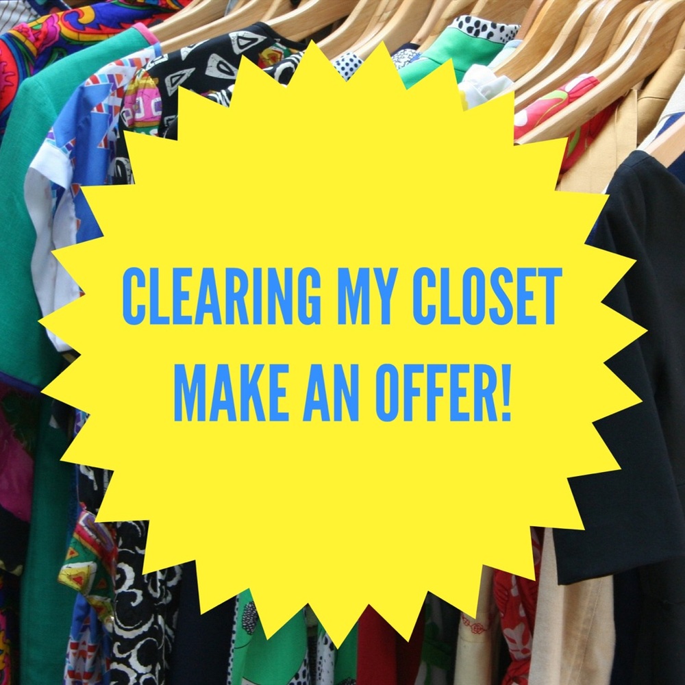 HUGE Sale! Final deals on clothes before donating!